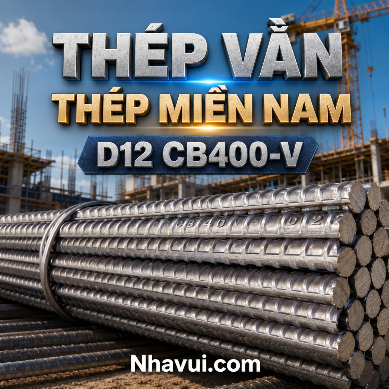 Thép thanh vằn D12 Thép Miền Nam CB300-V / CB400-V